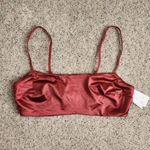 Red Satin Sexy Bra